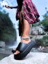 Slippers "FERRO" LS-121 - BLACK